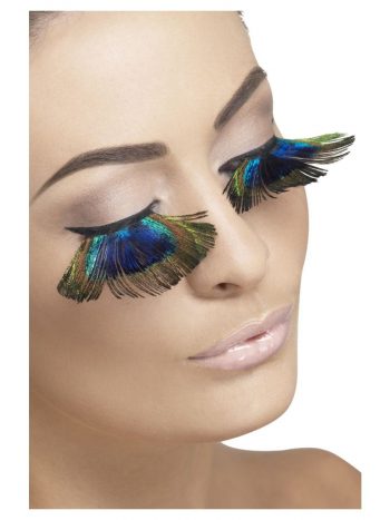 Eyelashes, Peacock Feathers, Purple