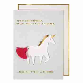 MERI MERI – Unicorn with Tassel Greeting Card