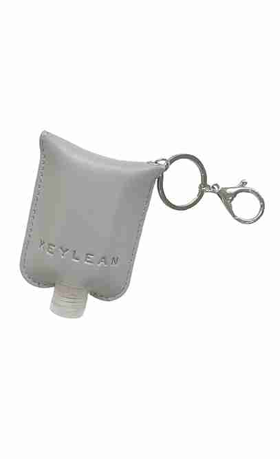 Keylean – Hand sanitizer key ring holder – Grey
