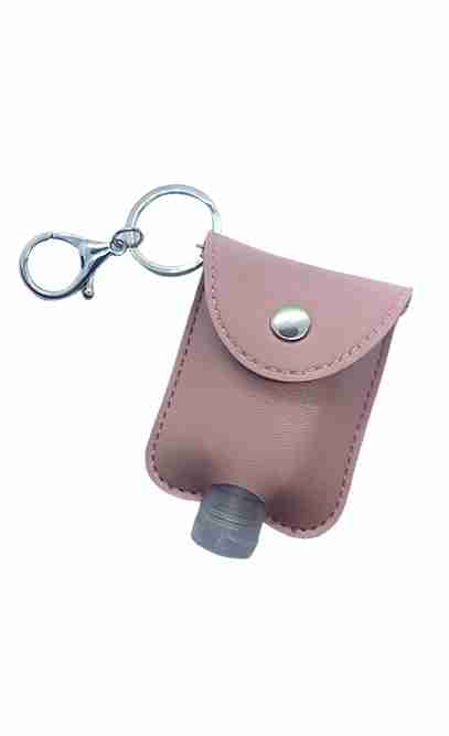 Keylean – Hand sanitizer key ring holder – Pink