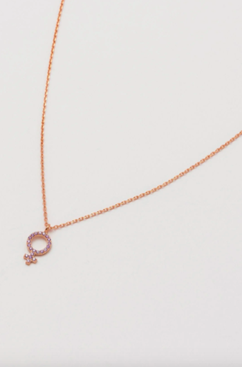 Estella Bartlett Venus Necklace Rose – Gold Plated