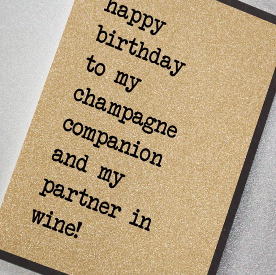 To My Champagne Companion