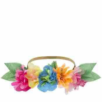 Bright Floral Blossom Party Crowns