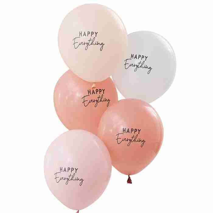 Pink Happy Everything Balloons