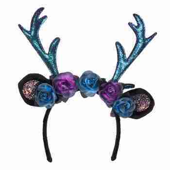 purple deer headband