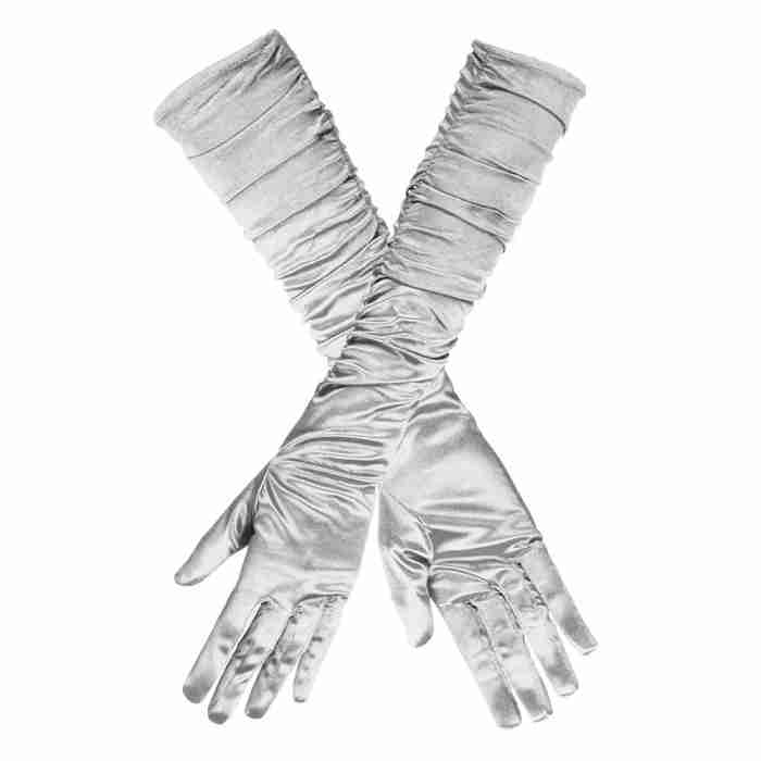Silver Hollywood Gloves
