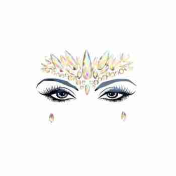 Neva Nude ‘Star Fox’ Iridescent Crystal Face Gems