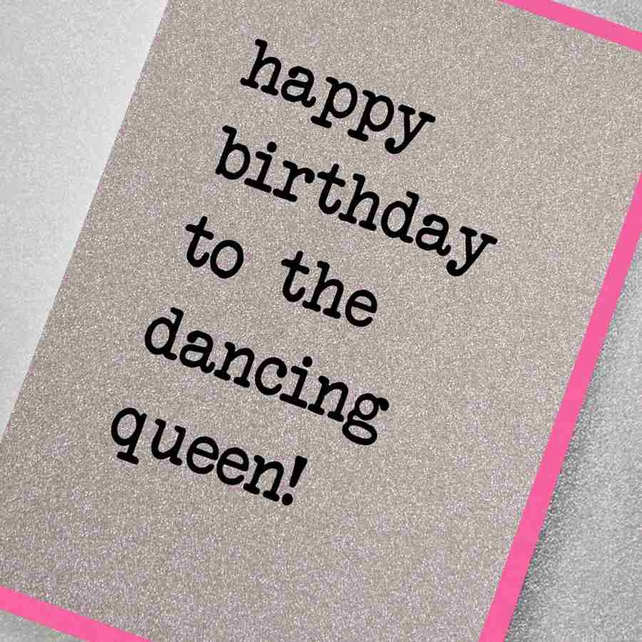 Happy birthday to the dancing queen!