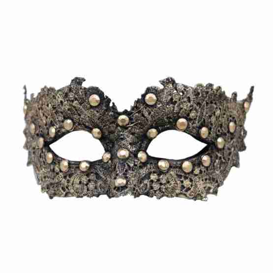 Venetian Mask – Silver and Black